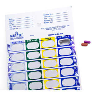 Maßgefertigte Transparente 7-Tage-Wochenpillenbox Einweg-CPET-Kunststoff-Blisterverpackung für Kapseln und Pillen für Plastikteller und -schüsseln - Product Image 3