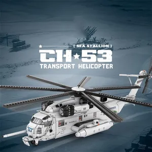 Modelo de Helicóptero de Transporte Militar MOC Reobrix 33037 CH-53, 2192 Piezas, Bloques de Construcción, Rompecabezas de Ladrillos, Juguetes para Niños, Regalo para Niños - Product Image 2