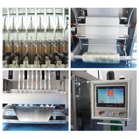 Machine d'emballage automatique CE 8 voies pour liquides en stick : miel, jus, bain de bouche, sachets de sirop, bâtonnets glacés, gels énergétiques