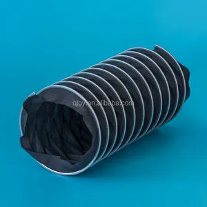 Conducto de aire acondicionado de ventilación Flexible de 6 "8" 10 "12", tubo de conducto Flexible no tejido