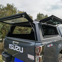 Toit rigide en acier pour pick-up Isuzu Dmax, accessoires pour la benne, imperméable, rangement, couverture de toit en métal avec fenêtre