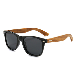 Wholesale Custom Your Own Brand Bamboo <b>Sunglasses</b> TAC Unisex Vintage - Product Image 1