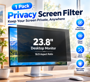 Filtro Privacy di Alta Qualità 23,8 Pollici 16:9 Anti-Spia Anti Luce Blu Anti-Riflesso Anti-Graffio Protezione Schermo per <span class=keywords><strong>Monitor</strong></span> - Product Image 1