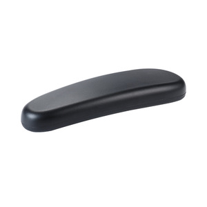 Reposabrazos de PU para Silla de Oficina, Negro, Fijo, Cómodo, Accesorio de Hardware, Juego de 2 Piezas - Product Image 4