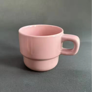 Taza de Café de Cerámica con Diseño de Dibujos Animados, Logotipo/Color Personalizado, 270 ml, con Tapa y Cuchara, Apta para Microondas y Lavavajillas, Regalo para Fiestas, Diseño Moderno - Product Image 1