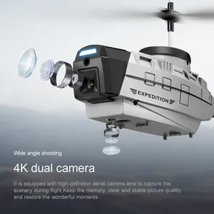 Drone Pengendali Pintar Penghindar Rintangan Cerdas Remote Wifi Pengendali Telepon Pesawat Mini Kamera Hd 4K Mainan Drone