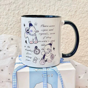 Tazas de Cerámica de Diseño Moderno de 11 oz al por Mayor, Porcelana Blanca Lisa, Impresión de Serigrafía, Logotipo Personalizado, Uso Promocional, Café, Té - Product Image 2