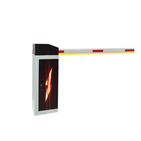 Nouvelle conception fraîche 1.8-4s 3M 6 mètres bras de sécurité de porte de barrière DC 24V moteur sans brosse barrière manuelle barrières de trafic en aluminium