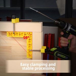 Localisateur auxiliaire à <span class=keywords><strong>Angle</strong></span> droit W-19 à 90 degrés 3 4 6 pouces support <span class=keywords><strong>de</strong></span> bloc <span class=keywords><strong>de</strong></span> couleurs différentes pince droite en plastique belle durabilité - Product Image 4