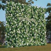 Mur floral réutilisable, toile de fond portable, présentoir floral artificiel pour location de mariage, événements et entreprises
