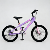 Vélo pour enfants durable avec freins à disque doubles, selle réglable, vitesse unique, pour les loisirs et le cyclisme en extérieur