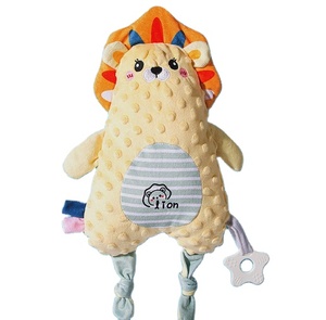 Manta <span class=keywords><strong>de</strong></span> Seguridad Suave para Bebés con Mordedor - Manta <span class=keywords><strong>de</strong></span> Peluche para Calmar el <span class=keywords><strong>Sueño</strong></span> y la Dentición - Product Image 2
