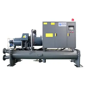 High Effective Cooling Capacity Water Cooled Screw Chiller For plastic Injection mould Factory