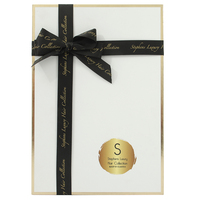 Boîtes cadeaux rectangulaires en carton rigide avec couvercle personnalisé pour perruques, lingerie, chaussettes, fourrure, gaufrage, ruban satiné brillant