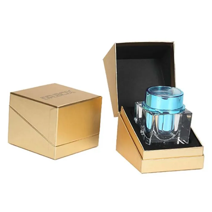 Magnetic Essential Oil Gift Box Cosmetic Packaging for 10ml CBD Hemp Oil Dropper Glass Perfume bottle paper gift box with Foam