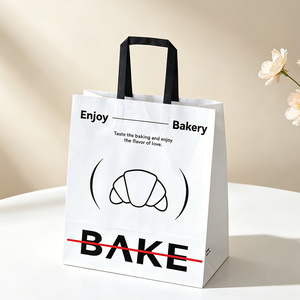 Sacs en papier sulfurisé portables pour boulangerie, sacs d'emballage à emporter pour pain, bagels, croissants, bretzels - Product Image 5