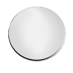 Piastra metallica rotonda diametro D.25mm e profondità 1mm per l'artigianato - Product Image 1