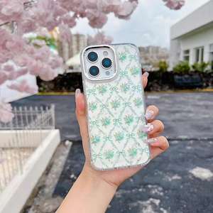 Luxe 3D Rhombique Paillettes Téléphone étui pour <span class=keywords><strong>iphone</strong></span> 15 <span class=keywords><strong>11</strong></span> 12 13 14 Pro Max Plus Souple TPU Antichoc <span class=keywords><strong>Coque</strong></span> Pare-chocs Couverture - Product Image 4