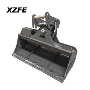 Attache pour mini-excavatrice MS01 en vente, godets hydrauliques rotatifs et inclinables - Product Image 3