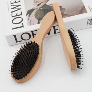 Muestra Gratuita: <span class=keywords><strong>Cepillo</strong></span> de Pelo de Madera Personalizado con Cojín, <span class=keywords><strong>Cepillo</strong></span> de Madera Natural para Masaje del Cuero Cabelludo con <span class=keywords><strong>Cerdas</strong></span> de Jabalí - Product Image 2