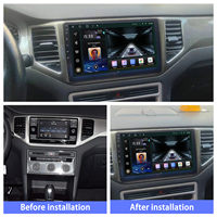 Meihua TS7 10 pouces Android 12 Carplay Auto Radio 1280*720 écran tactile autoradio pour unité principale VW Golf Tour 2016-2024
