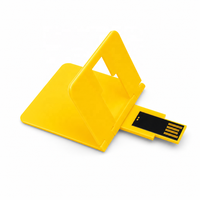 Clé USB promotionnelle pliable personnalisée pour cartes de visite, 16 Go, 32 Go, vente en gros