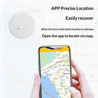 Mini traceur GPS pour animaux de compagnie, léger, petit, localisateur de clés/portefeuille/téléphone portable, suivi en temps réel, contrôle par application, Bluetooth