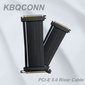 KBQCONN PCIe 5.0 x16 Hochgeschwindigkeits-Flexibles Verlängerungskabel, Kartenadapter, 250mm Verbindungskabel - Product Image 4