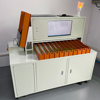 Trieuse automatique de batteries cylindriques au lithium à 11 canaux pour cellules de batterie 18650/21700/26650/32700 avec ordinateur