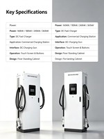 160kW-360KW Mehrfach-Schnellladestation Wasserdicht IP67 Smart APP-Steuerung EV-Ladegerät Elektrofahrzeug-Ladestation