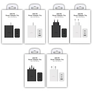 <span class=keywords><strong>Chargeur</strong></span> mural USB-C GaN <span class=keywords><strong>45W</strong></span> 65W à 3 ports, super rapide, pour <span class=keywords><strong>Samsung</strong></span> Galaxy S21 <span class=keywords><strong>S22</strong></span> S24 Ultra (UE, États-Unis, Royaume-Uni) - Product Image 6