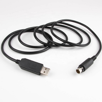 Cable Serial USB A Macho a Mini Din 8 Pines Macho RS232 RS485 de Alta Compatibilidad OEM/ODM con FTDI FT232RL para Depuración