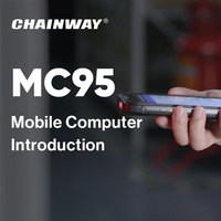 CHAINWAY MC95 4G Android 12, Computadora Móvil Industrial, Teléfono Inteligente, Escáner de Códigos de Barras 1D 2D, Lector PDA Robusto