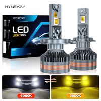 HYNBYZJ Vente en gros Ampoule LED 180W H4 Phare LED Halogène 32000LM Canbus 6000K Ampoule de phare LED H7 12V 24V avec ventilateur de refroidissement IP68