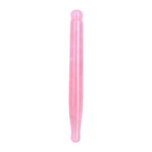 Pluma de acupuntura de jade Natural, palo de masaje de cuarzo rosa, reflexología facial, raspado de piedra de ojo de Tigre, masaje ocular, guasha - Product Image 6
