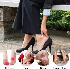 18 paires de coussinets ajustables pour chaussures, coussinets pour talons hauts, semelles intérieures avant, protège-talons, doublure pour empêcher le glissement - Product Image 6