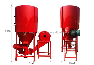 New Combined Corn Grain Crusher Vertical Poultry <b>Feed</b> Mixer Grinder Mill <b>Machine</b> High Productivity - Product Image 4