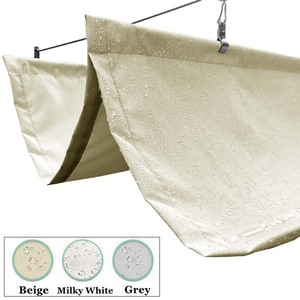 Auvent rétractable de jardin en toile ondulée imperméable, pare-soleil extérieur, écran de protection solaire, tonnelle, auvent pare-soleil, bâche de protection solaire - Product Image 4