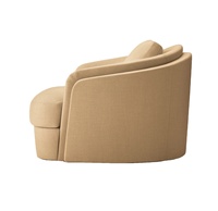 Canapé contemporain moderne de haute qualité en tissu de luxe Chaise de loisirs simple pour le salon, la chambre à coucher ou l'hôtel