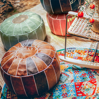 Coussin de sol marocain nordique fait à la main - Pouf de canapé paresseux, siège tatami pour la décoration de la maison