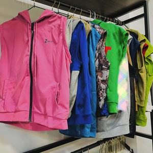 2WAY着用可能 ヴィンテージ メンズ パーカーベスト ジッパー付き ノースリーブ スポーティ ストリートウェア 古着風 ジャケット ジャックウェン工場 MOQ45kg EXW - Product Image 6