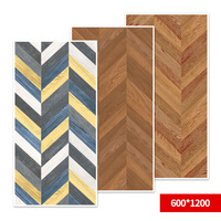 Venta al por mayor directa de fábrica: Azulejos cerámicos modernos minimalistas de cuerpo completo 600x1200 de Foshan para paredes y suelos interiores, antideslizantes y pulidos.