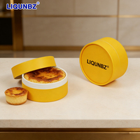 Tubes en carton personnalisables de qualité alimentaire, écologiques et recyclables, boîte à dessert, tube en papier pour pâtisserie de qualité alimentaire pour l'emballage alimentaire