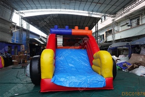Lilytoys nuevo diseño coche Tema 5K inflables pequeño Mega Run rebote obstáculo inflable carrera de obstáculos para niños - Product Image 5