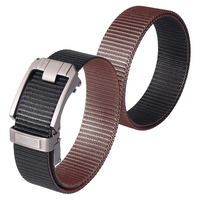 Ceinture tactique réglable et durable en nylon, résistante à l'usure, réversible, à cliquet, pour l'entraînement et le travail