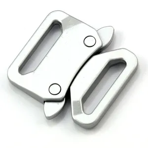 JQR Custom 20mm Zinc Alloy Belt Clip Buckle Engraved Watch and Bib Overall Buckles Pet buckle