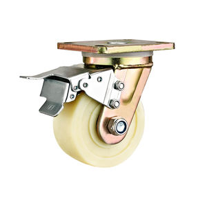 Rueda <span class=keywords><strong>de</strong></span> Nylon MC <span class=keywords><strong>de</strong></span> Alta Resistencia <span class=keywords><strong>de</strong></span> 1600 kg, 4, 5, 6, 8 Pulgadas - Rueda <span class=keywords><strong>de</strong></span> Placa Galvanizada Colorida para Equipos Industriales <span class=keywords><strong>de</strong></span> Carga Pesada - Product Image 5