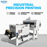 Neuer 40cm Halbautomatischer DTF-Drucker mit 2 XP600 Druckköpfen, Automatischer Pulverschüttler, PET-Film-Transferdruckmaschine, 1 Jahr Garantie