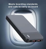 2024 New Hot 10000 mAh Ultra-Slim Étanche Power Banks Portable Mobile Chargeur 10W Sortie Micro USB Haute Capacité 10000 Mah
