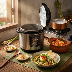 Cuisinière à pression <span class=keywords><strong>électrique</strong></span> multifonction 5L 6L 8L 10L 12L, 12-en-1 programmable, design de haute qualité pour la maison KC04006 - Product Image 2